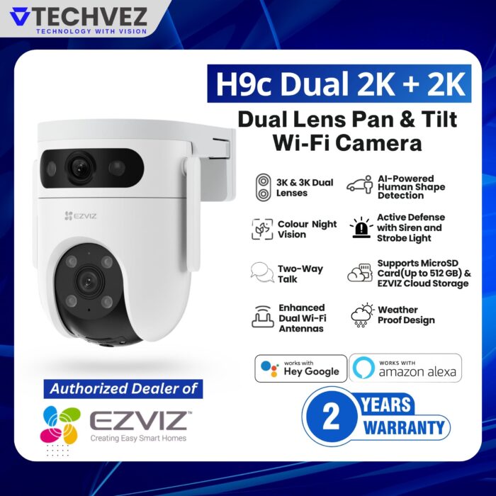 ezviz h9c dual lens 3mp camera