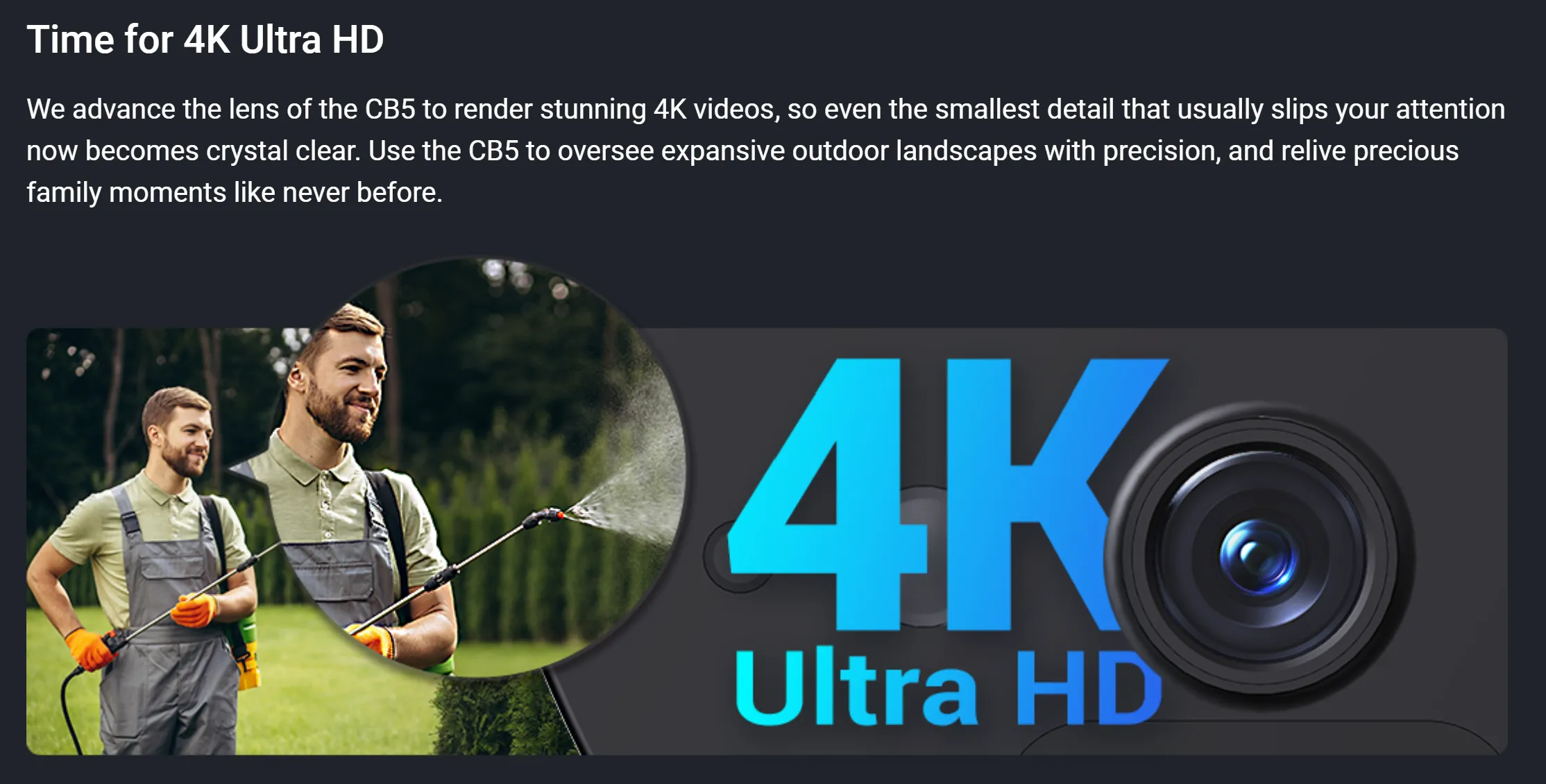 EZVIZ CB5 4K Solar Battery Camera | Smart Security - Image 8