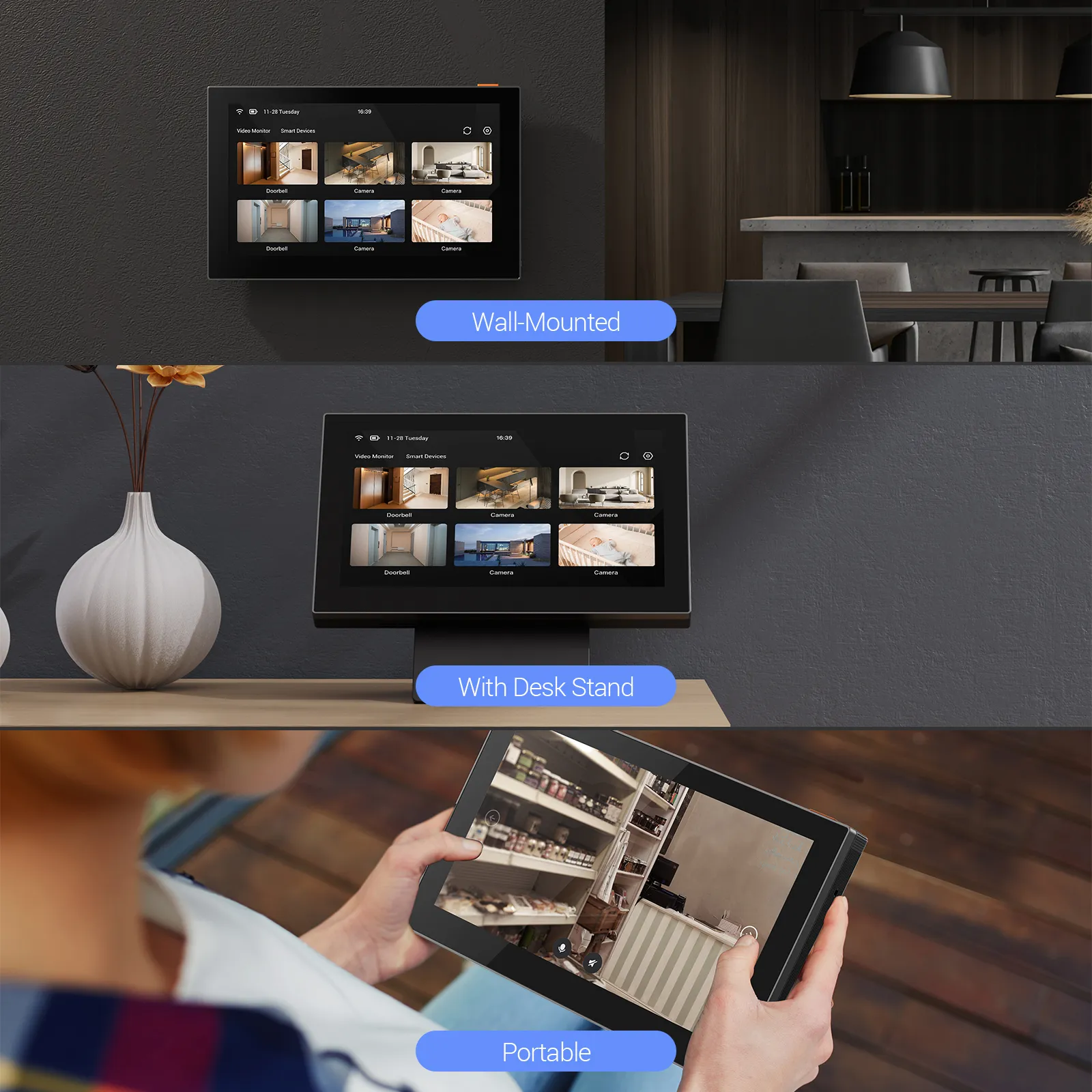 EZVIZ SD7 7 Inch Smart WiFi Touch Screen | Smart Security - Image 11